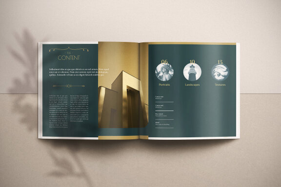 Art Deco Photo Album Template