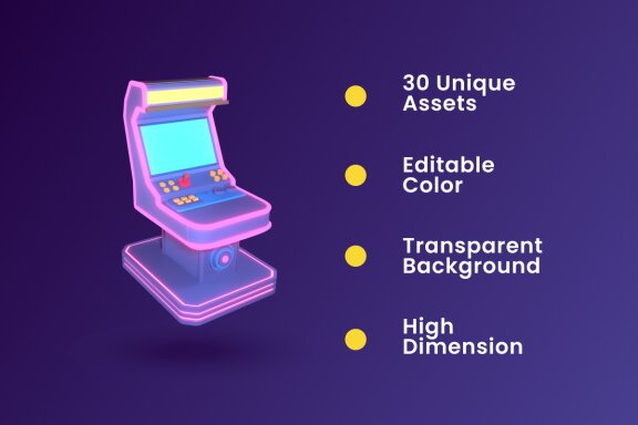 Gaming Asset 3D Icon Pack Vol 3