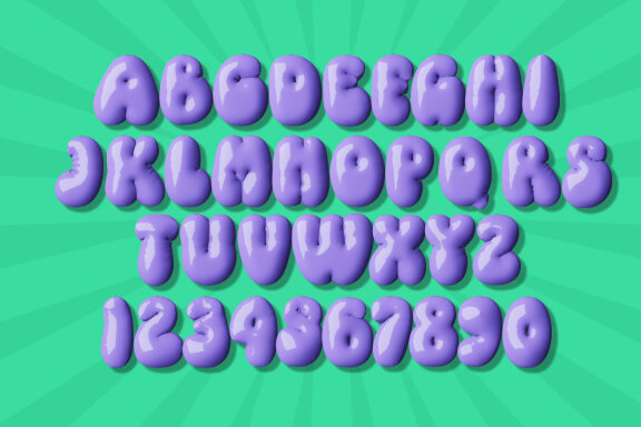 Humble Popstar - 3D Groovy Font