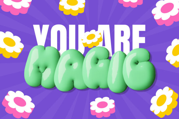 Humble Popstar - 3D Groovy Font