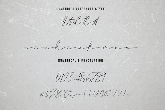 Molthe Modern Signature Font