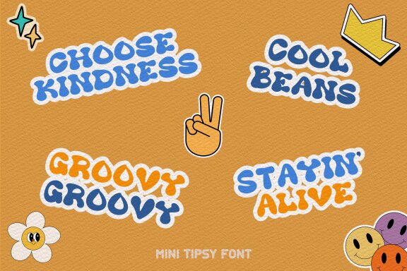 Mini Tipsy - Fun Retro Font