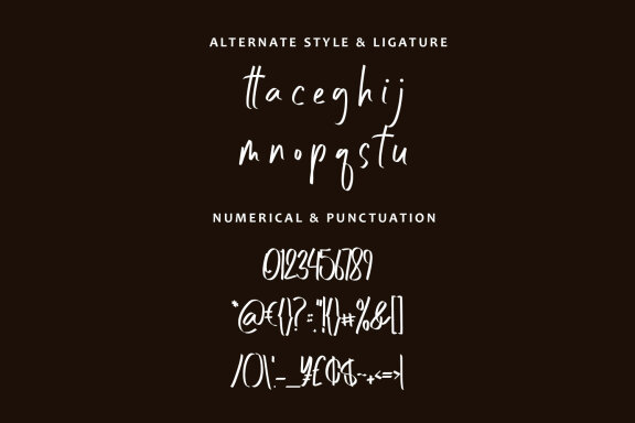 Gestalin Handwritten Script Font