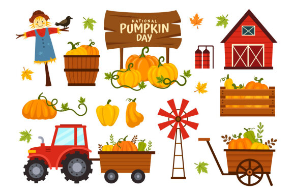 14 National Pumpkin Day Illustration