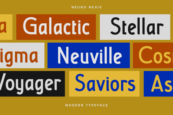 Neuro Nexis - Modern Typeface