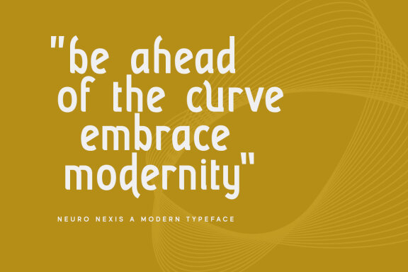 Neuro Nexis - Modern Typeface