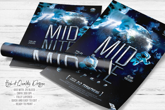 Midnite Space Flyer Template