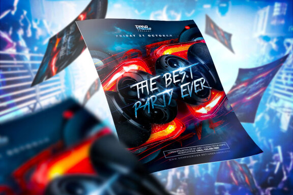 The Best Party Ever Flyer Template