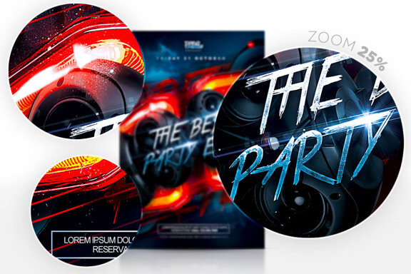 The Best Party Ever Flyer Template