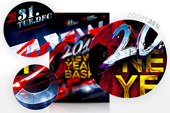 New Year Bash Flyer Template