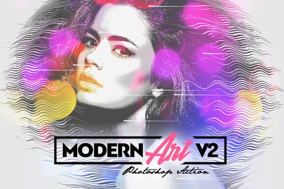 Modern Art Photoshop Action v2