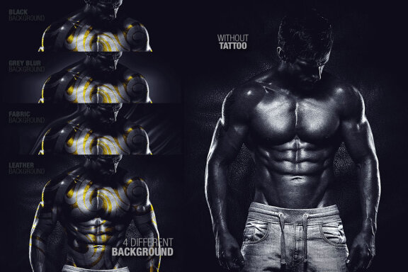 Professional Body Painting Photoshop Action