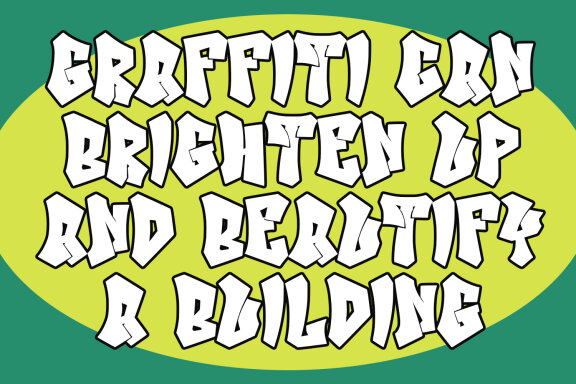 Emurica Graffiti FREE Display Font