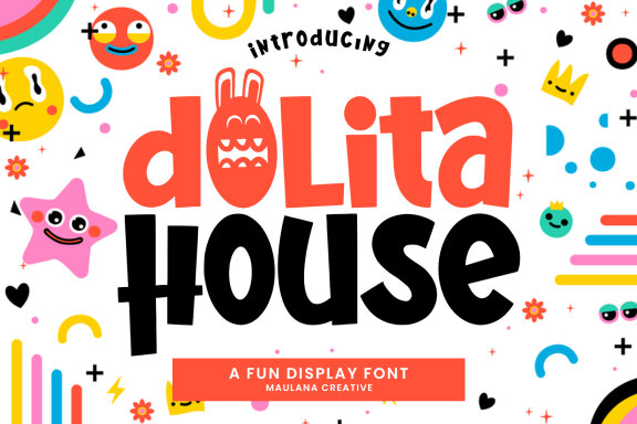 Dolita House Fun Display Font