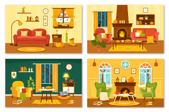 13 Autumn Home Decor Illustration