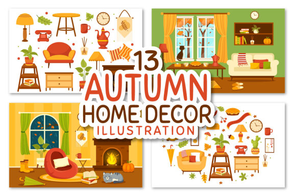 13 Autumn Home Decor Illustration