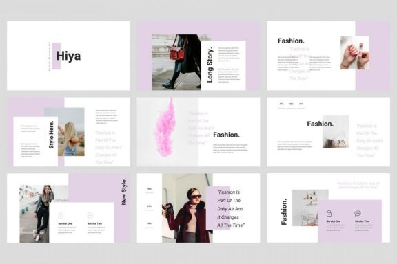 Hiya - Fashion Keynote Template