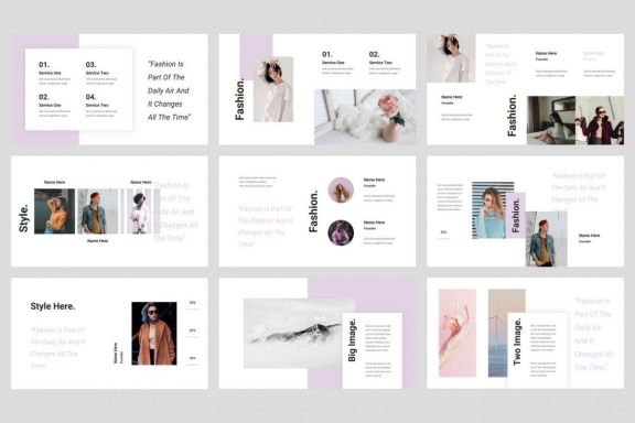 Hiya - Fashion Keynote Template