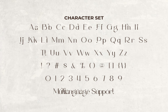 Fashionable Typeface