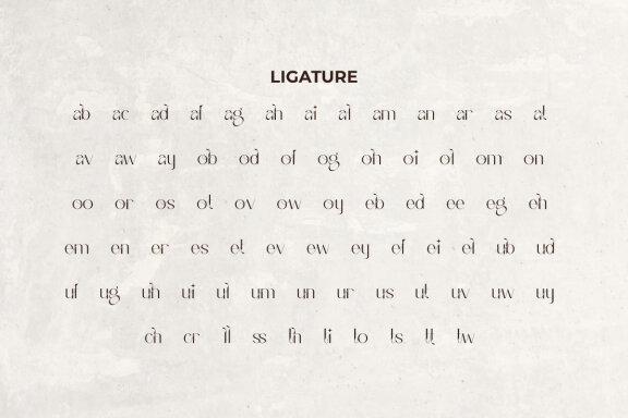 Fashionable Typeface