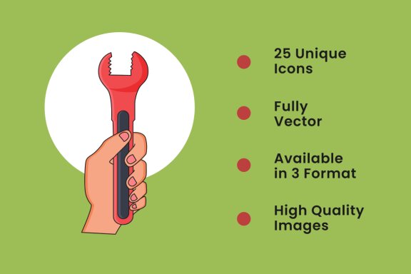 Labour Day 2D Icon Illustration Set Vol 3