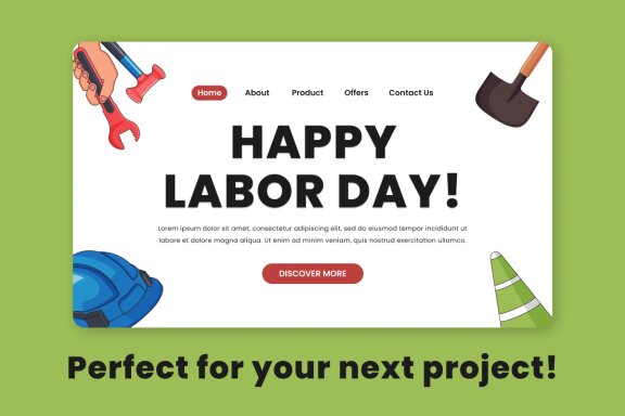 Labour Day 2D Icon Illustration Set Vol 3