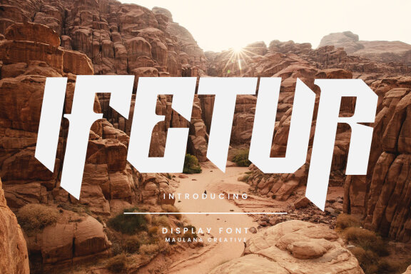 Ifetur Display Font