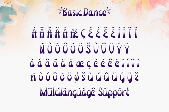 Basic Dance FREE Display Font