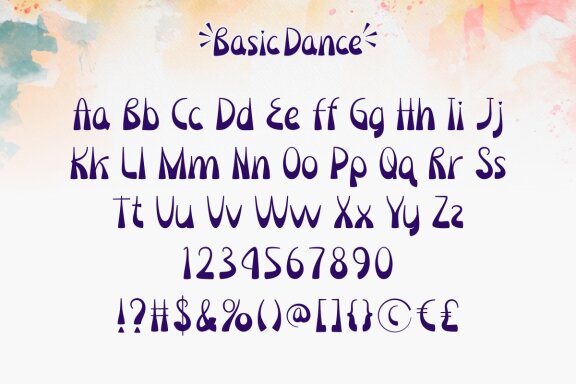 Basic Dance FREE Display Font