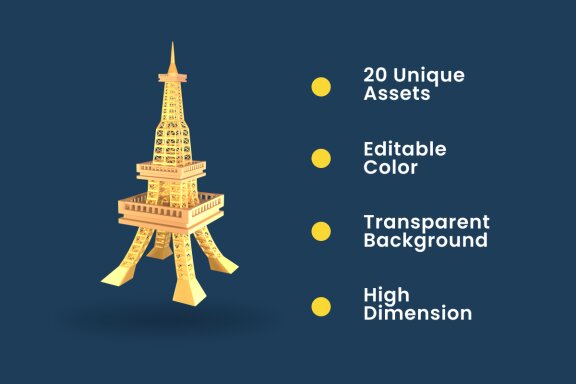 Tour and Travel 3D Icon Pack Vol 6