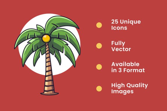 Tour and Travel 2D Icon Illustration Set Vol 1