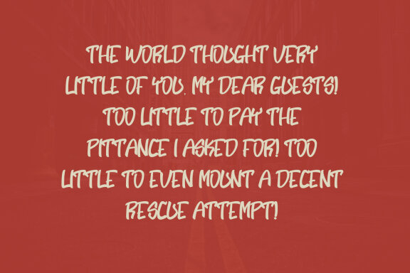 Tails Ewozan Graffiti Display Font