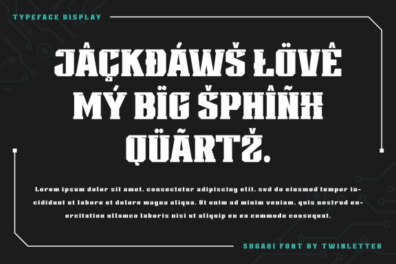 Sugaqi | Display Hero Font