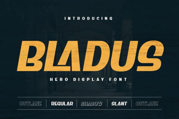 Bladus | Display Hero Font