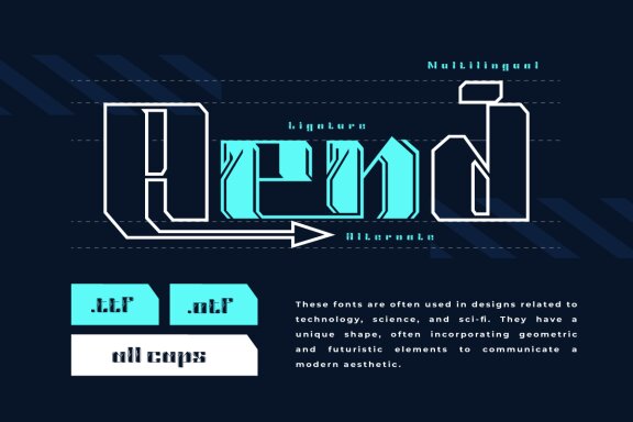 Selauk | Futuristic Font