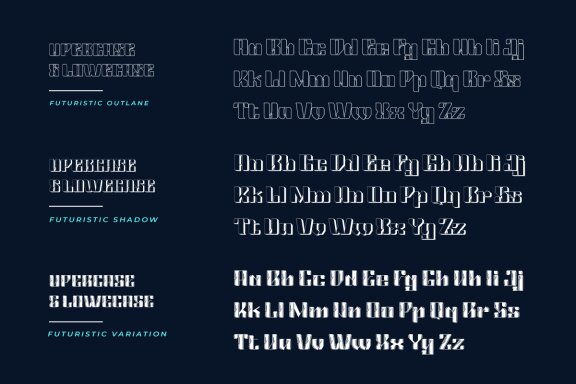 Selauk | Futuristic Font