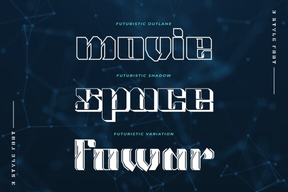 Selauk | Futuristic Font