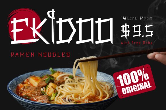 Qasengi | Japan font