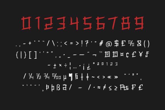 Qasengi | Japan font
