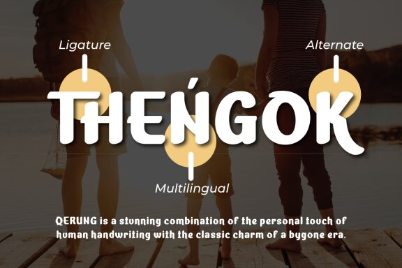 QERUNG | Handwritten FREE Display