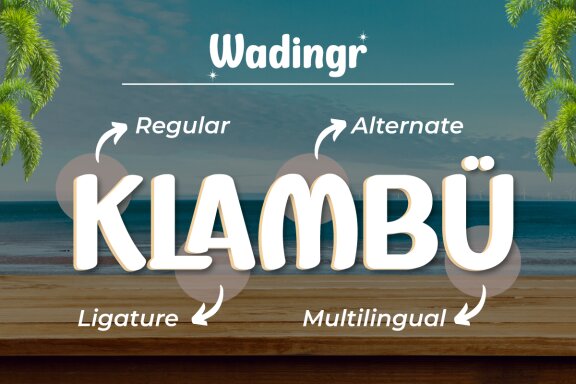 Wadingr | Summer San Serif Display