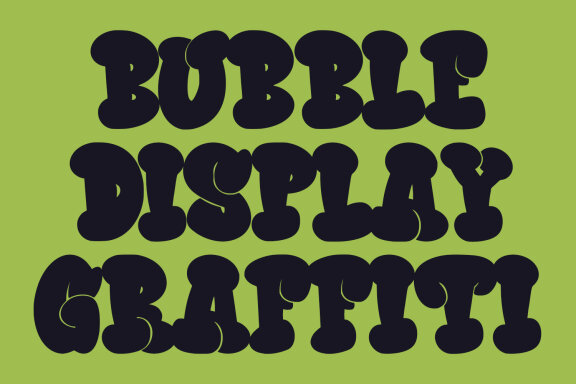 Bigzo Hams Graffiti Bubble Font