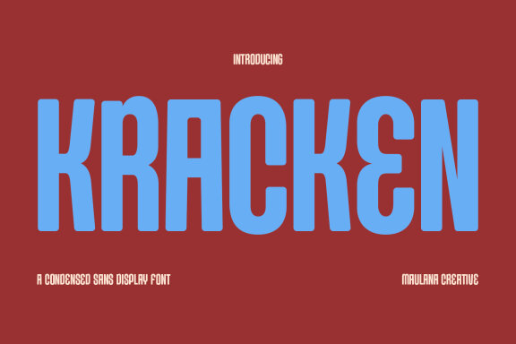 Kracken Sans Display Font