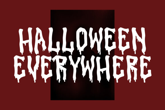 Embar Wisteh Horror Dripping Font