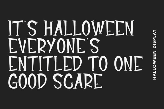 Confringo Halloween Display Font