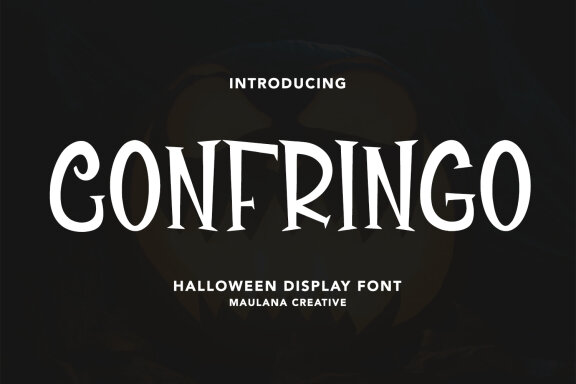 Confringo Halloween Display Font