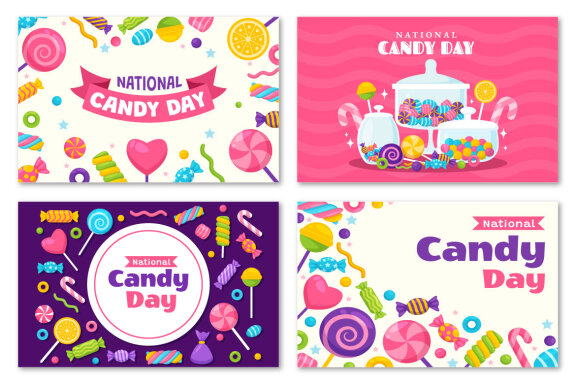 12 National Candy Day Illustration