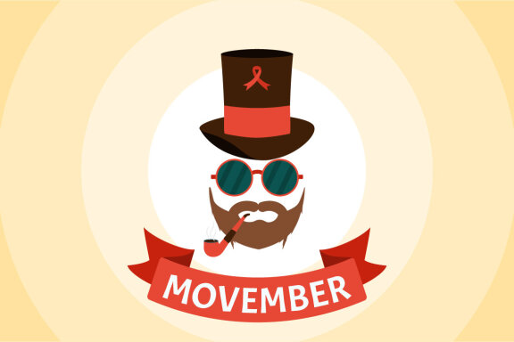 7 Movember Time Vector Illustration