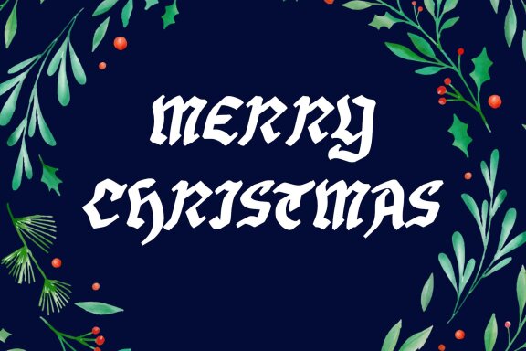 With Christmas