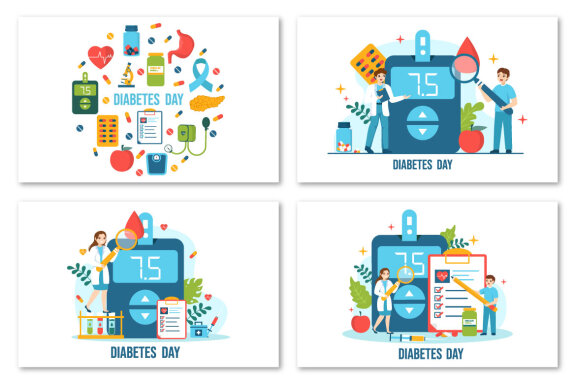 10 World Diabetes Day Illustration
